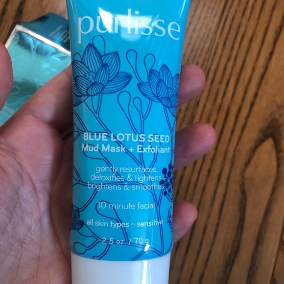 Purlisse Blue Lotus Seed Mud Mask + Exfoliant 2.5oz - Picture 4 of 6